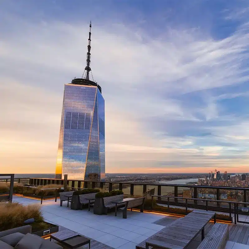 One of the highest private outdoor terraces in NYC